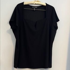 Love & Legend Elegant Black Blouse, 2XL